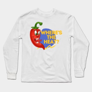 Where's The Heat - Pepper Lover Design Long Sleeve T-Shirt